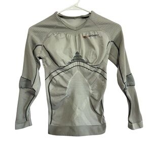 X-Bionic Performance Compression Base Layer Ski Gray Women’s Size Large XL